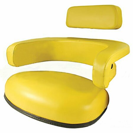AFTERMARKET 3-pc Yellow Seat Cushion Set SEQ90-0213